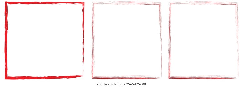 Used red stamp isolated on white background design eps 10 