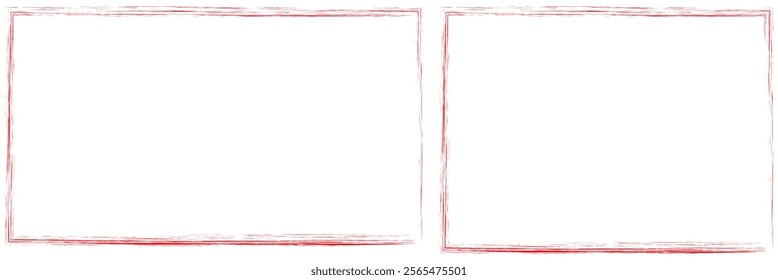 Used red stamp isolated on white background design eps 10 