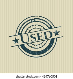 Used rubber grunge texture stamp