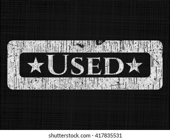 Verwendet mit Chalkboard-Textur