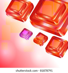 Useful background with square design elements