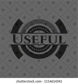 Useful black emblem