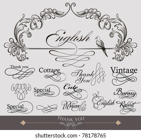 useful calligraphy design set