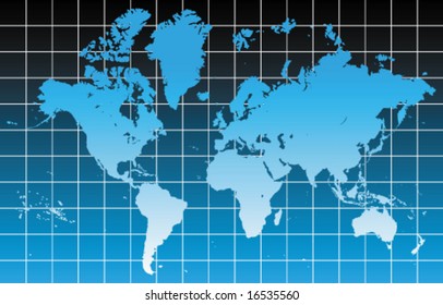 Useful high detailed world map