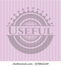  Useful pink emblem