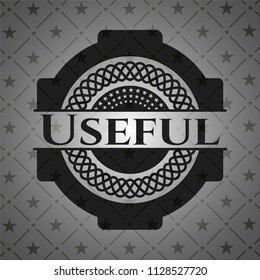 Useful realistic dark emblem