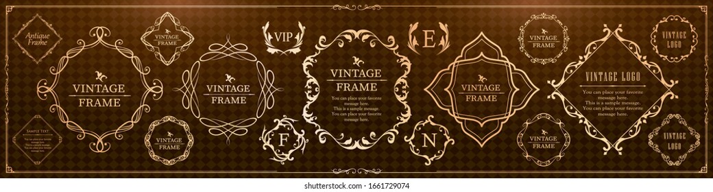 
Useful as a set of vintage design materials, design elements for weddings and message cards