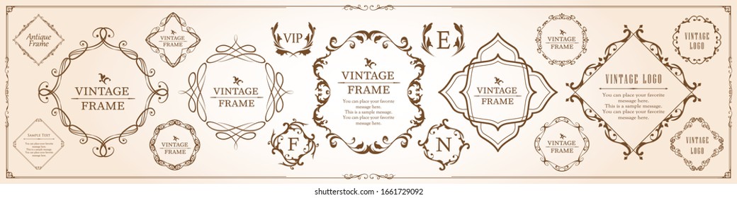 
Useful as a set of vintage design materials, design elements for weddings and message cards