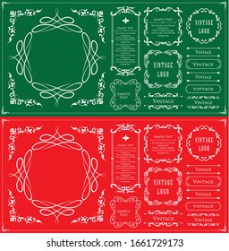 
Útil como un conjunto de materiales de diseño vintage, elementos de diseño para bodas y tarjetas de mensaje