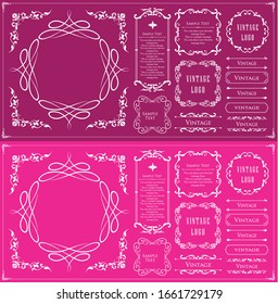 
Useful as a set of vintage design materials, design elements for weddings and message cards