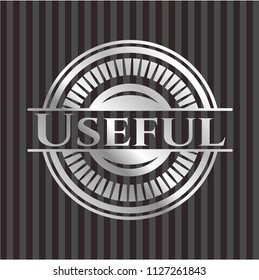 Useful silvery emblem