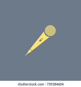 Useful Vector Icon of Microphone. Eps-10