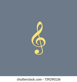 Useful Vector Icon of Musical note. Eps-10