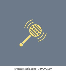 Useful Vector Icon of Rattle. Eps-10
