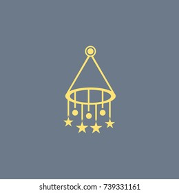 Useful Vector Icon of Wind Chime. Eps-10