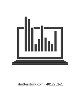 usefull app for laptop vector illustration design