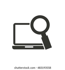 usefull app for laptop vector illustration design