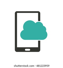 usefull app for smartphone vector illustration design