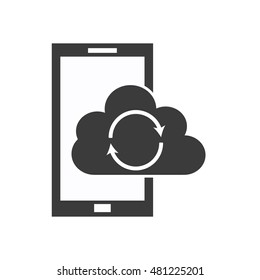 usefull app for smartphone vector illustration design