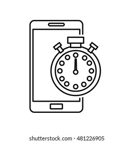 usefull app for smartphone vector illustration design
