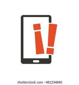 usefull app for smartphone vector illustration design