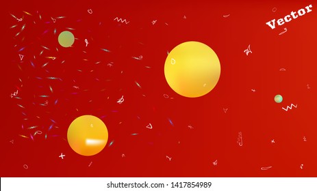 Usefull colorific illustration mesh. Clear space fantasy. Background texture, blur. Red colored. Funny cosmos background. Colorful  funny cosmos bacground.