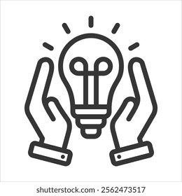 Usefulness Outline Icon Vector Illustration