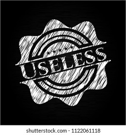 Useless chalkboard emblem