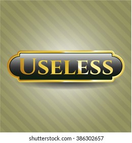 Useless gold emblem