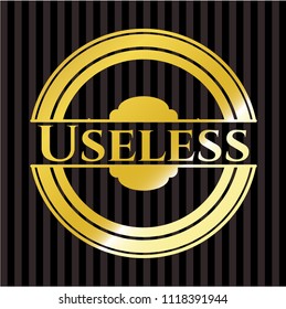 Useless golden badge