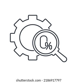 Useless, inefficient, outdated technology. Vector linear icon isolated on white background.