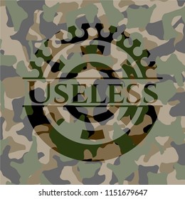 Useless on camo texture