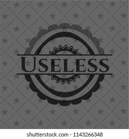 Useless realistic dark emblem