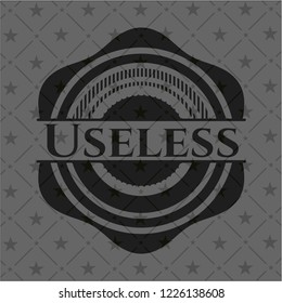 Useless realistic dark emblem