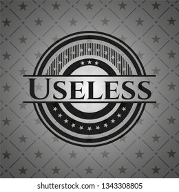 Useless realistic dark emblem