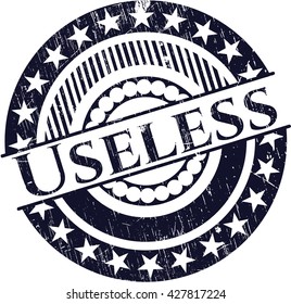 Useless rubber grunge texture seal