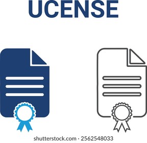 Usense icons. Containing franchise, license, royalties, chain, expansion, shop, business model, franchisor and more. Solid vector icons collection.