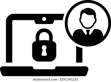 user access user access lock security avatar account password 8008