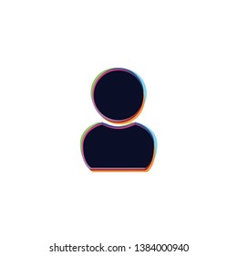 User Account - 3D Style Effect App Icon