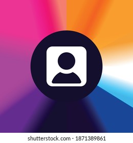 User Account - App Icon Button