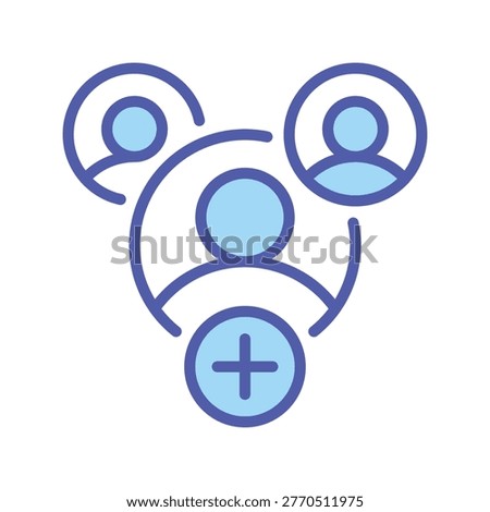 User Acquisition Vector Line Icon for Marketing and Sales