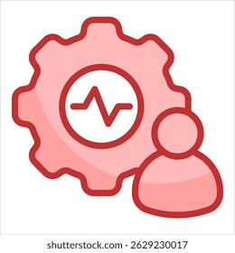 User Activity Icon Element For Design
