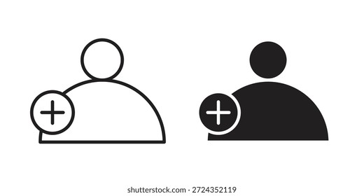 El usuario agrega iconos de color negro en varios estilos