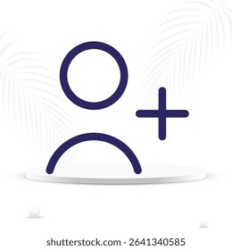 user add, add user role permission, new user icon