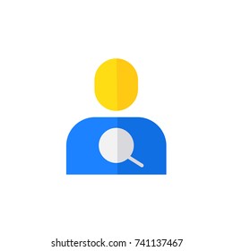 User admin consultant icon logo vector design illustration