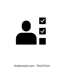User admin consultant icon logo vector design illustration