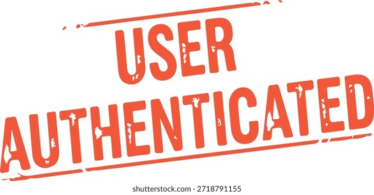 Sello de texto de sello autenticado por el usuario