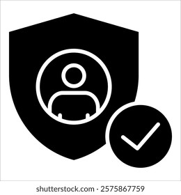 User Authentication Icon Element For Design