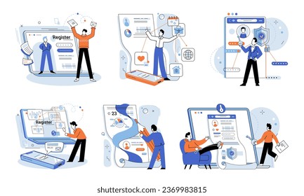 User authorization. Vector illustration. Internet connections should be secure to safeguard user data during transmission User authorization processes validate identity and grant appropriate access