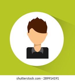 user avatar design, vector illustration eps10 graphic 